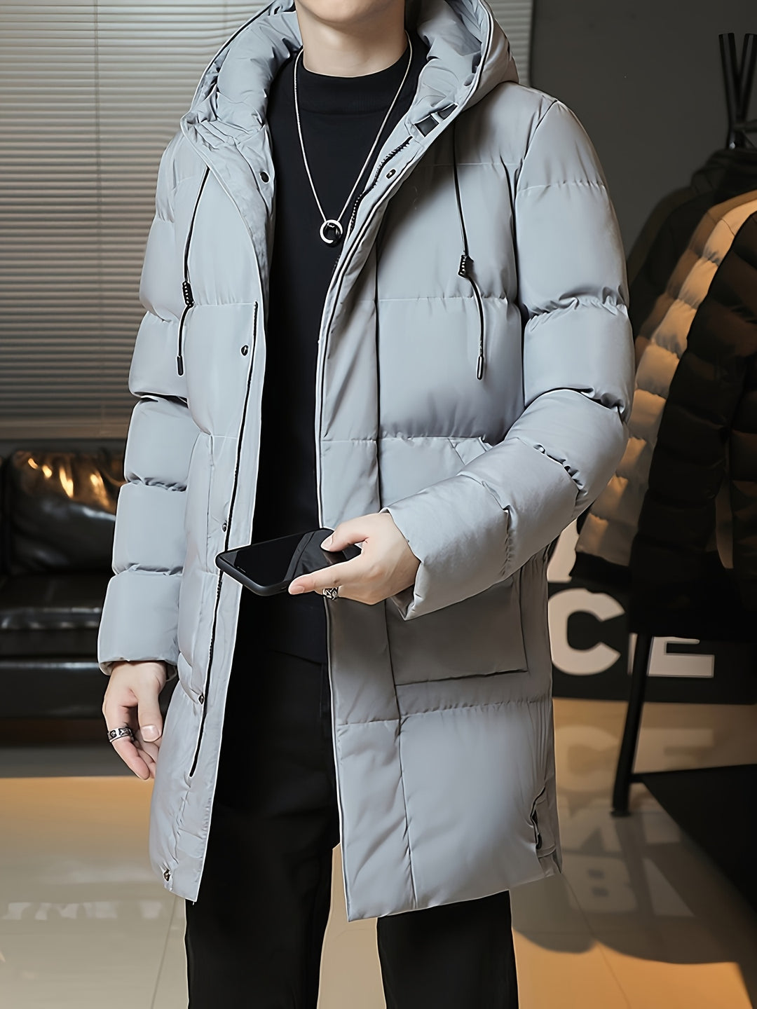 Donovan | Hooded Longline Puffer Coat