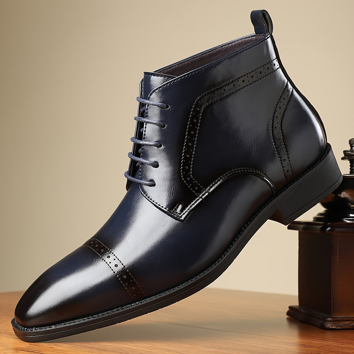 Everly | Refined Cap-Toe Ankle Boots