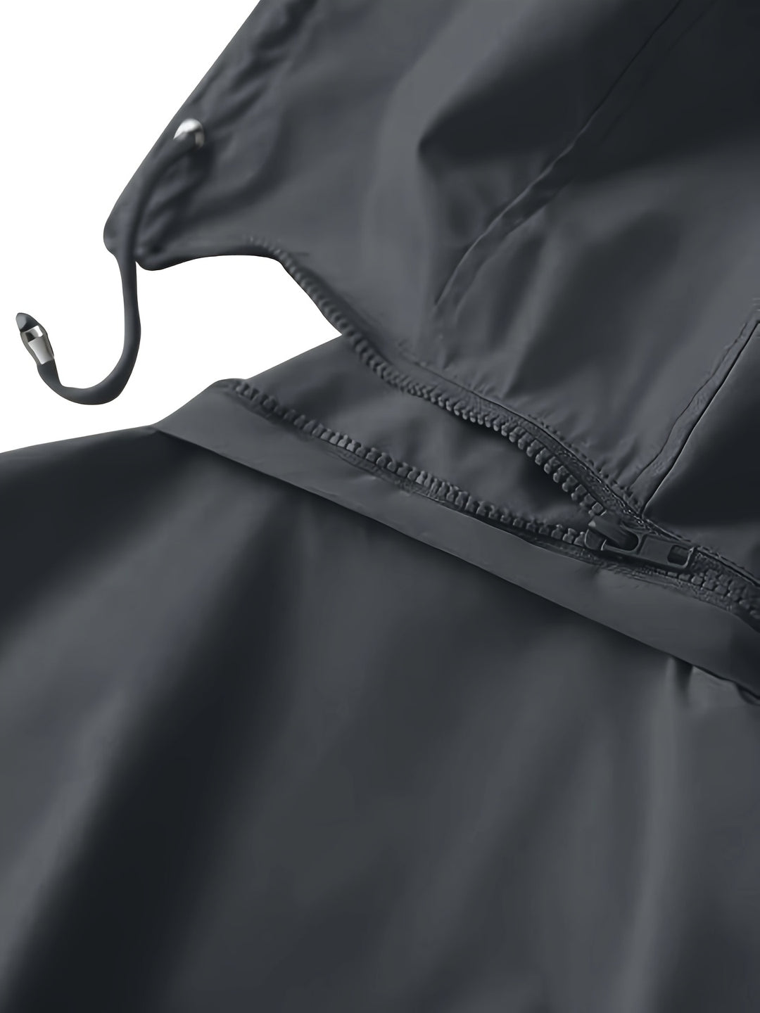 Joyce | Hooded Drawstring Rain Jacket