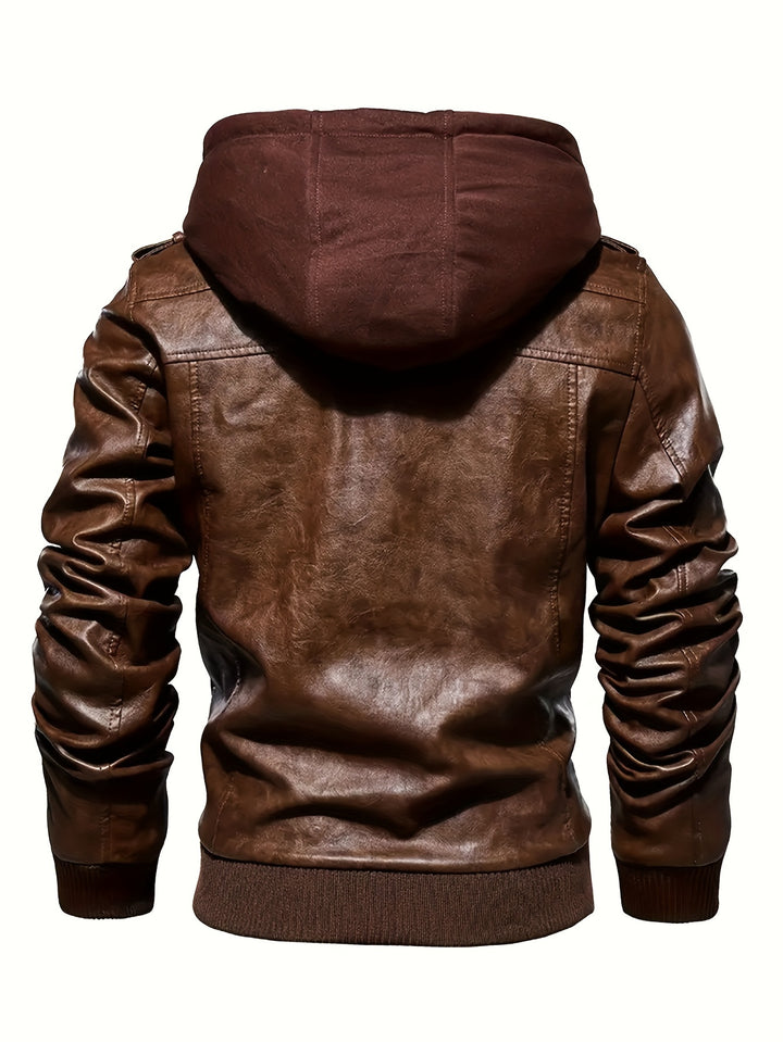 Maddox | Hooded Moto Jacket