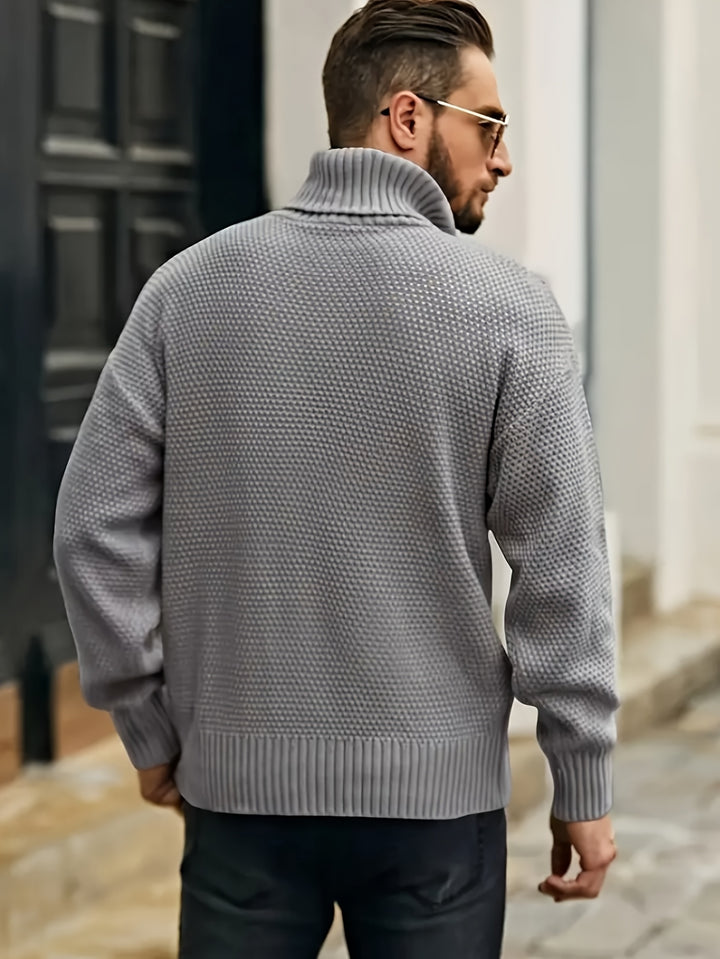 Ambrose | Classic Cable-Knit Turtleneck Sweater