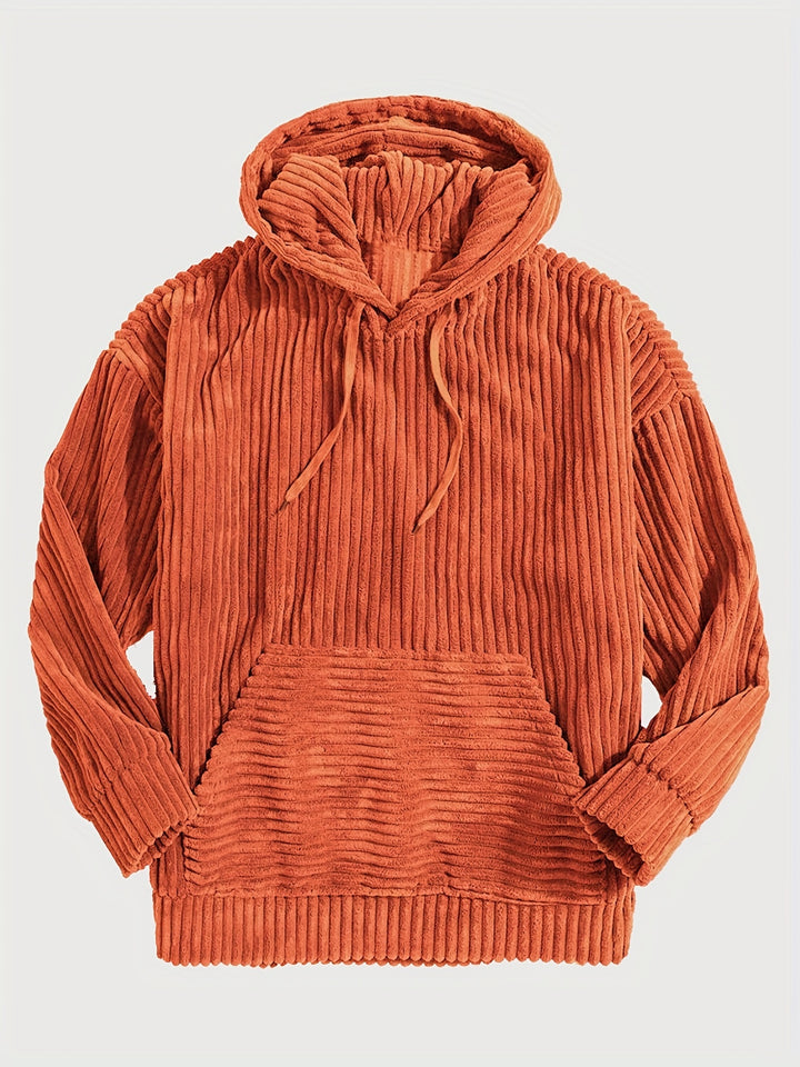 Sebastian | Ribbed Pullover Hoodie