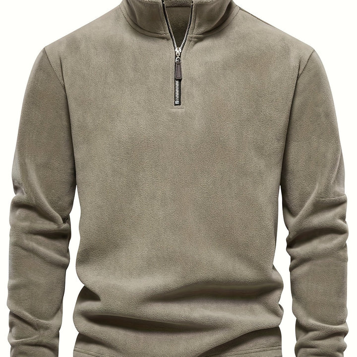 Hugo | Half-Zip Stand-Collar Pullover