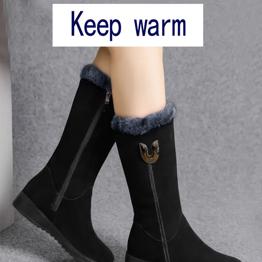 Estelle | Cozy Cuffed Winter Boots