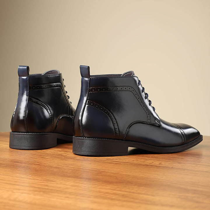 Everly | Refined Cap-Toe Ankle Boots