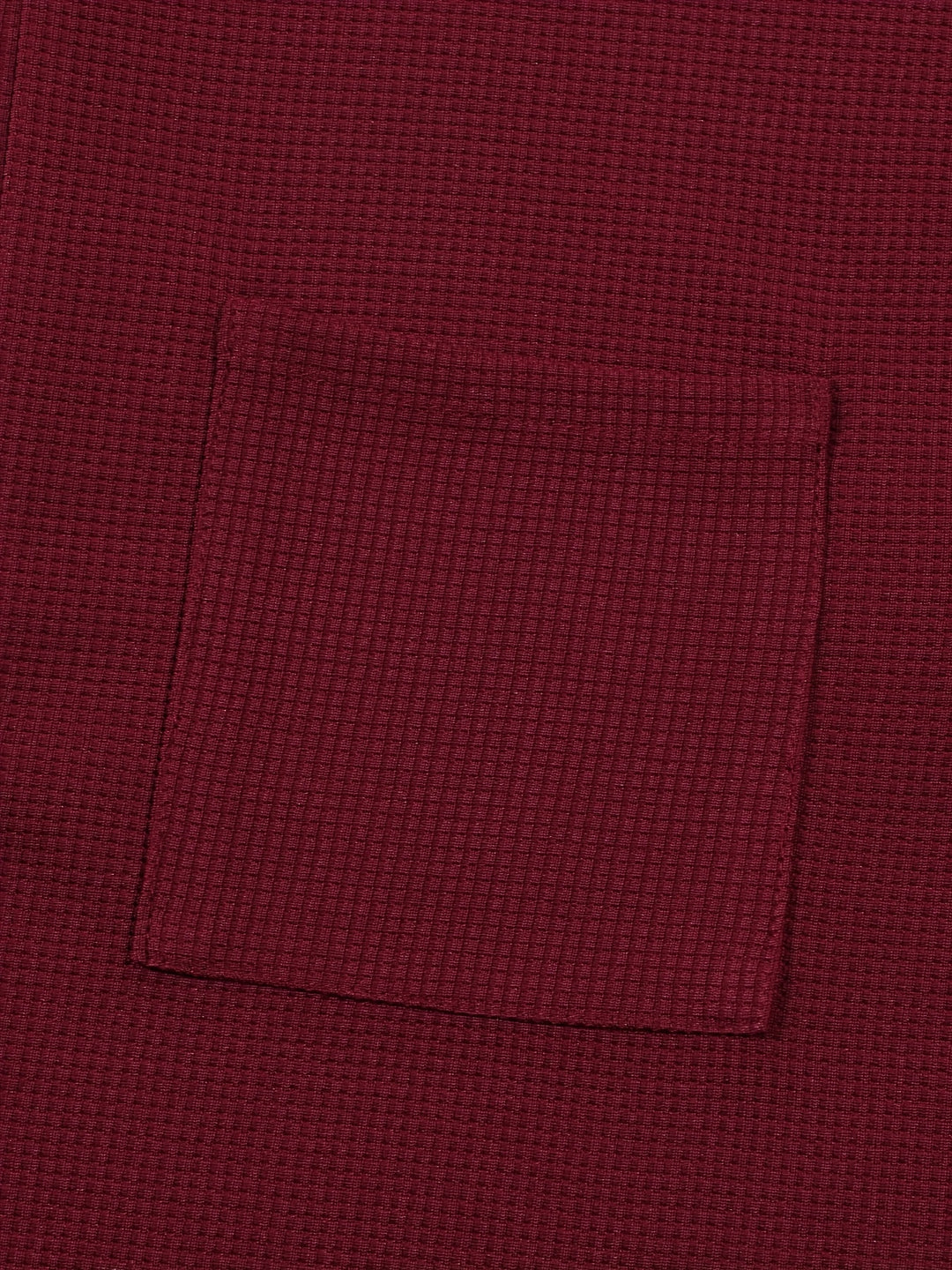 Jonathan | Textured Long Sleeve Henley Shirt