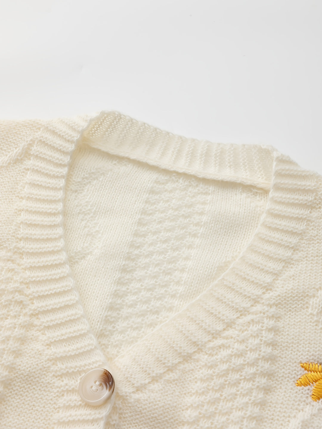 Flora | Floral Embroidered Button Cardigan