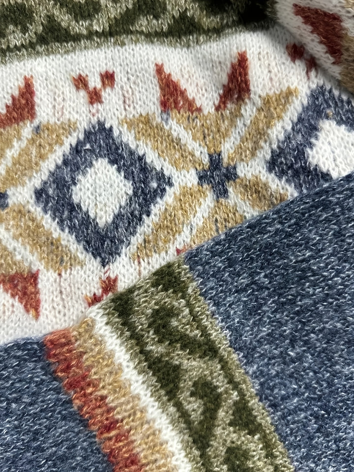 Harlow | Patterned Button-Front Cardigan