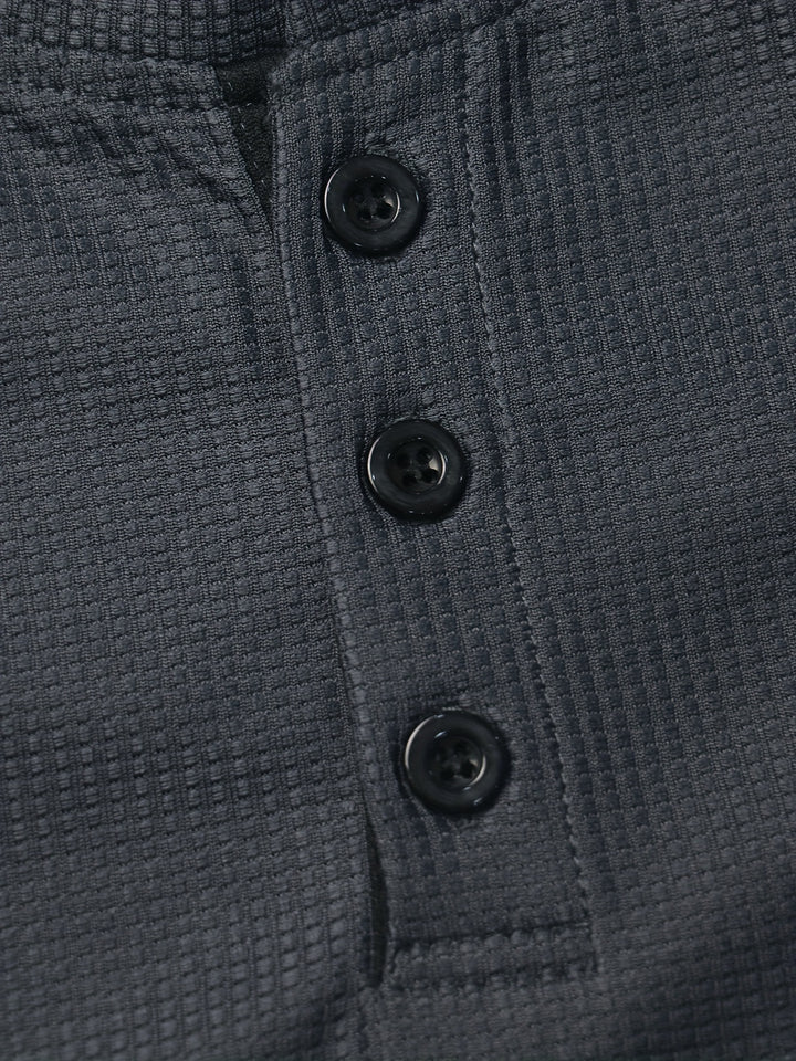 Graham | Classic Button Henley Shirt