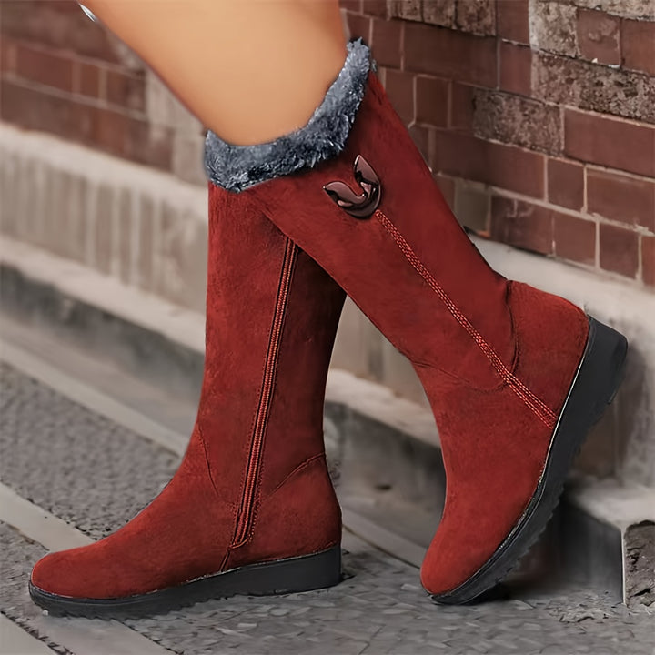 Estelle | Cozy Cuffed Winter Boots