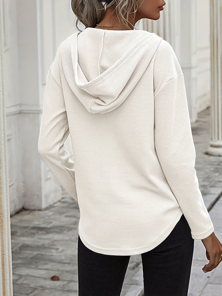 Kendra | Relaxed V-Neck Hoodie