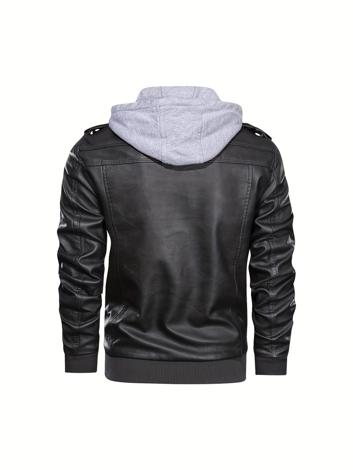 Maddox | Hooded Moto Jacket