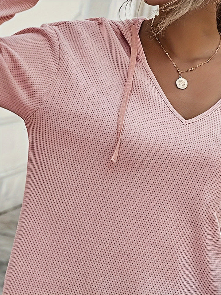 Kendra | Relaxed V-Neck Hoodie