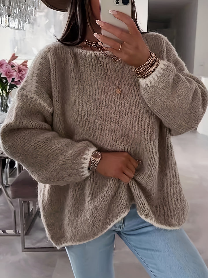Willa | Relaxed Boat Neck Sweater