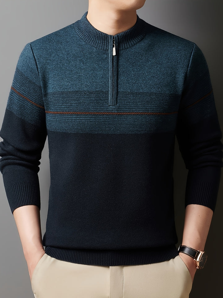 Lucas | Quarter-Zip Knit Sweater