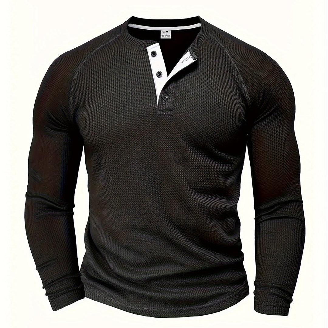 Graham | Classic Button Henley Shirt