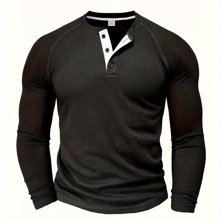 Graham | Classic Button Henley Shirt