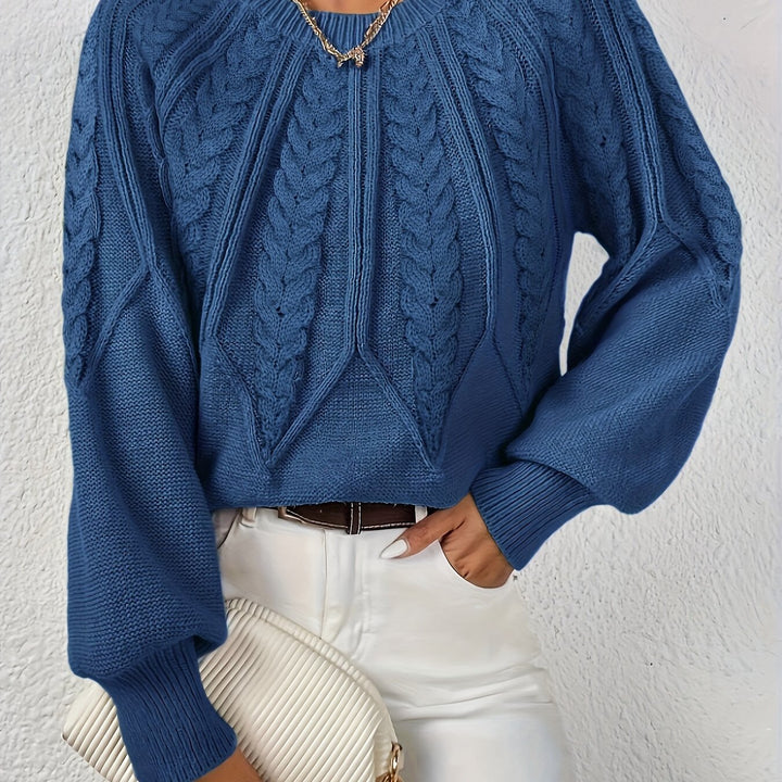 Eleanor | Relaxed Cable-Knit Sweater