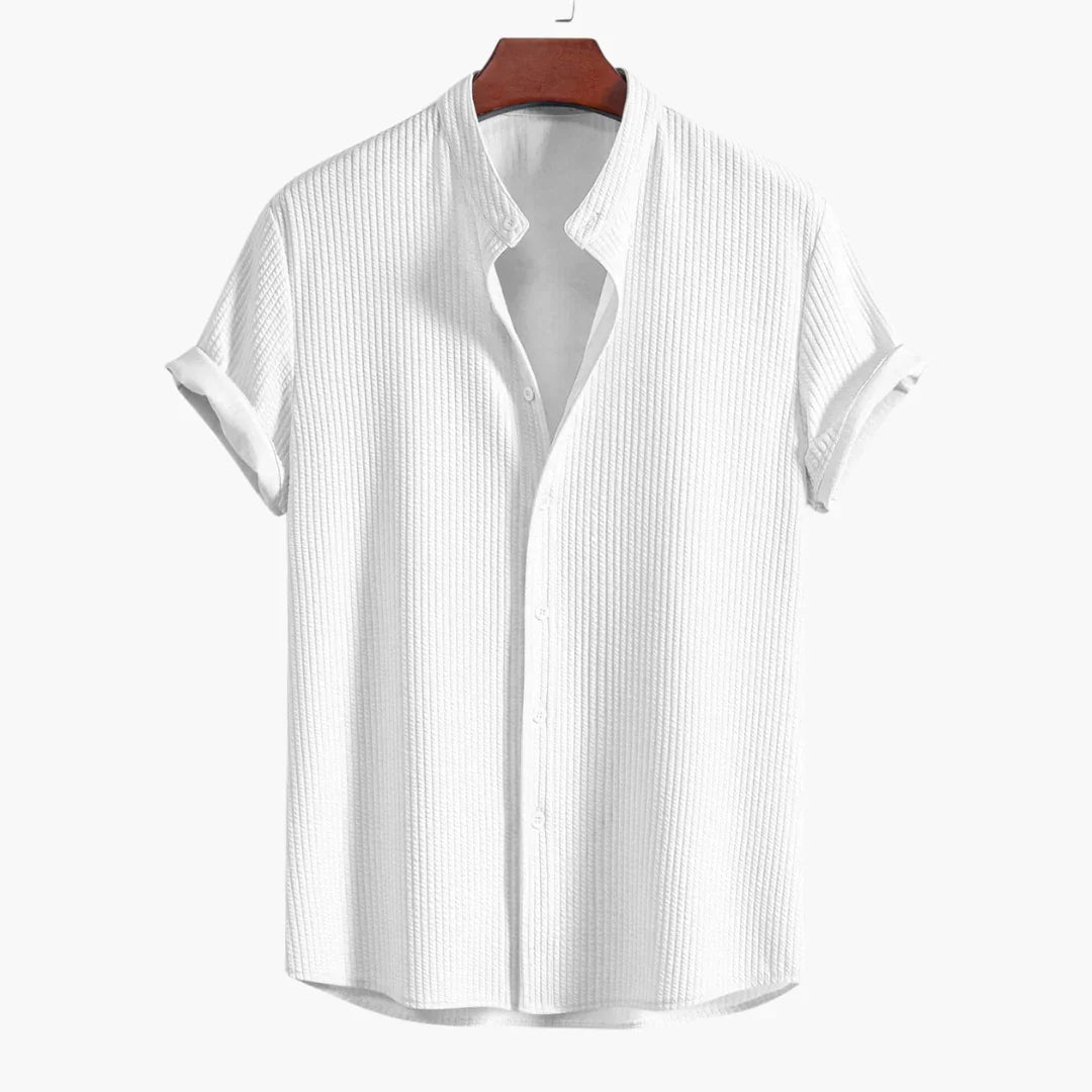 Cyrus | Refined Stand-Collar Shirt