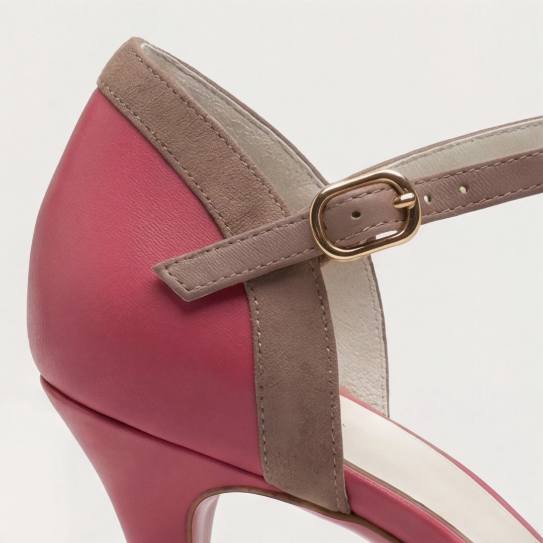 Alana | Comfortable Color Block Heels