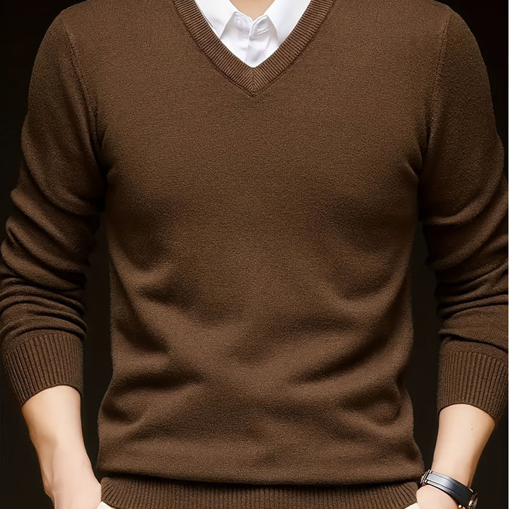 Hugh | Refined V-Neck Sweater
