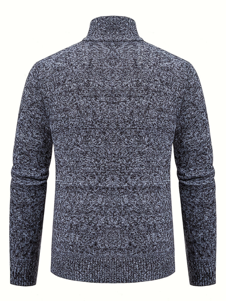 Walter | Textured Full-Zip Cardigan