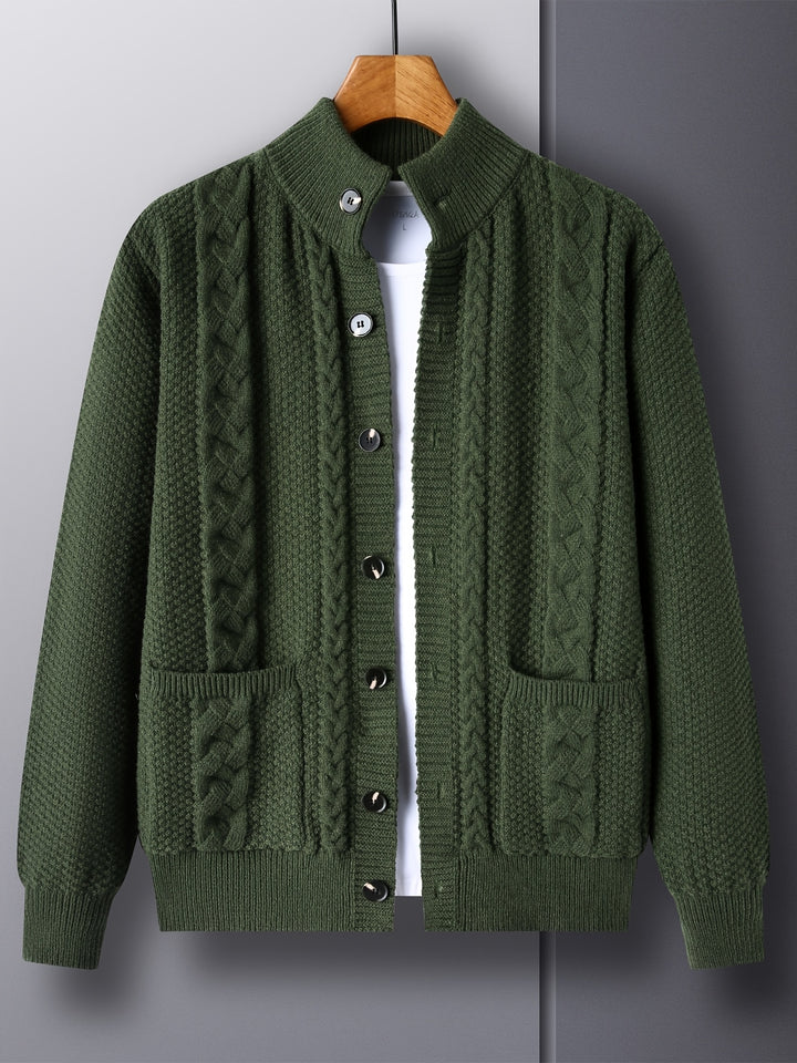 Sinclair | Textured Button-Front Cardigan