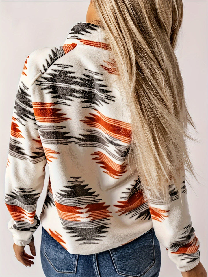 Sierra | Patterned Snap-Front Jacket