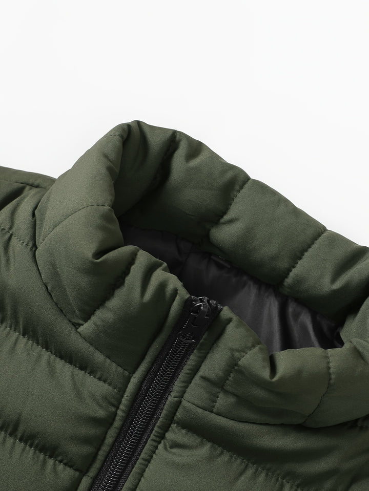 Donovan | Quilted Stand-Collar Vest