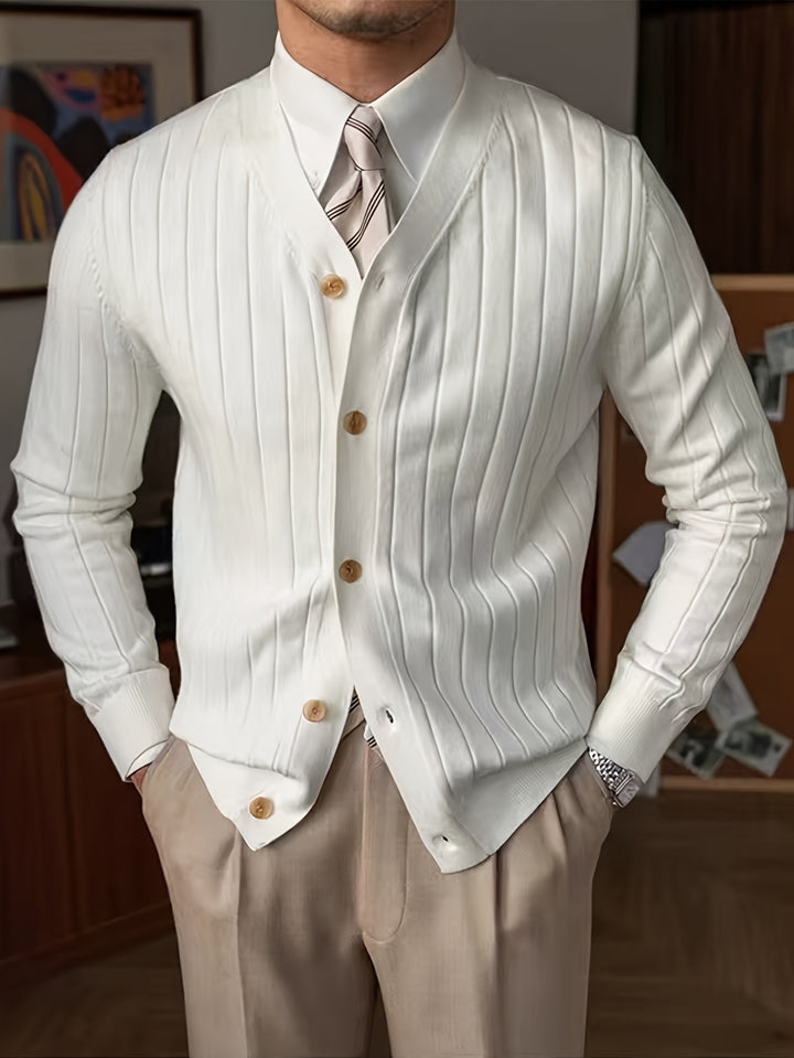 Oliver | Classic Button-Up Cardigan