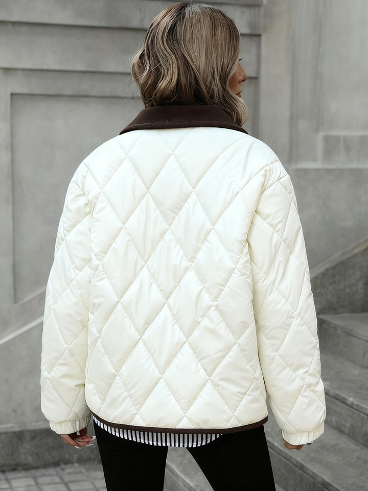 Imogen | Diamond-Quilted Padded Jacket