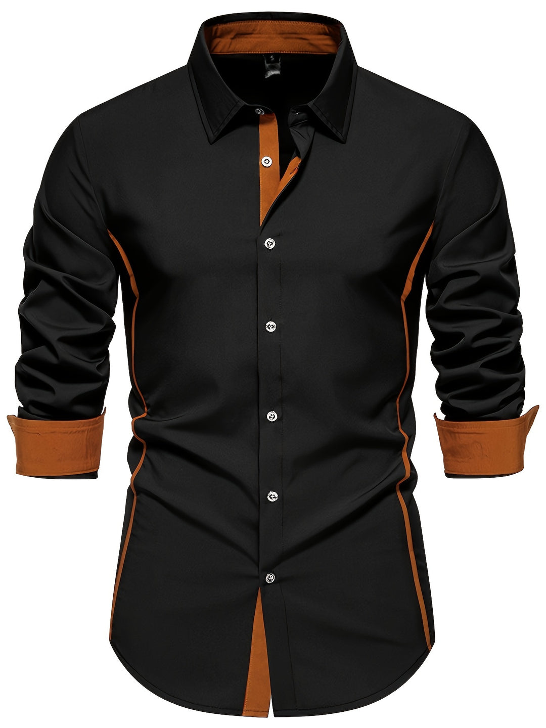 Anthony | Contrast Trim Button-Up Shirt