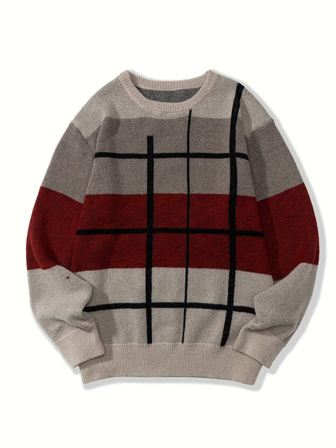 Percy | Color Block Knit Sweater