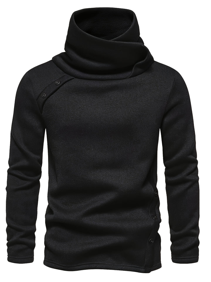 Nash | Slouchy Collar Button-Up Sweater