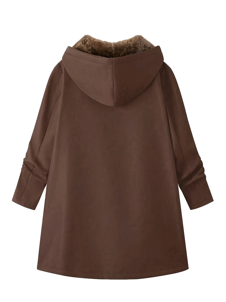 Lorna | Cozy Hooded Longline Coat