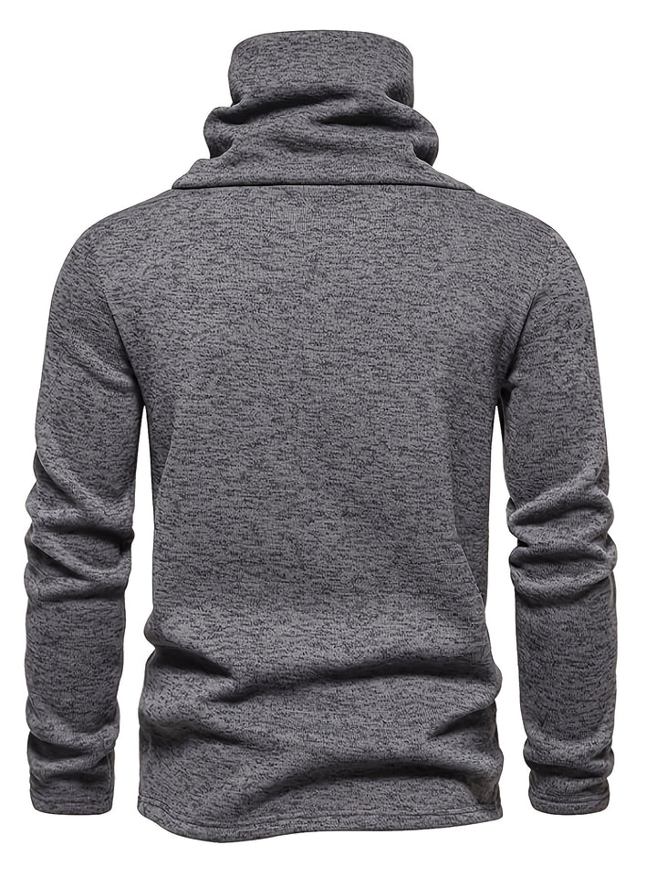 Nash | Slouchy Collar Button-Up Sweater