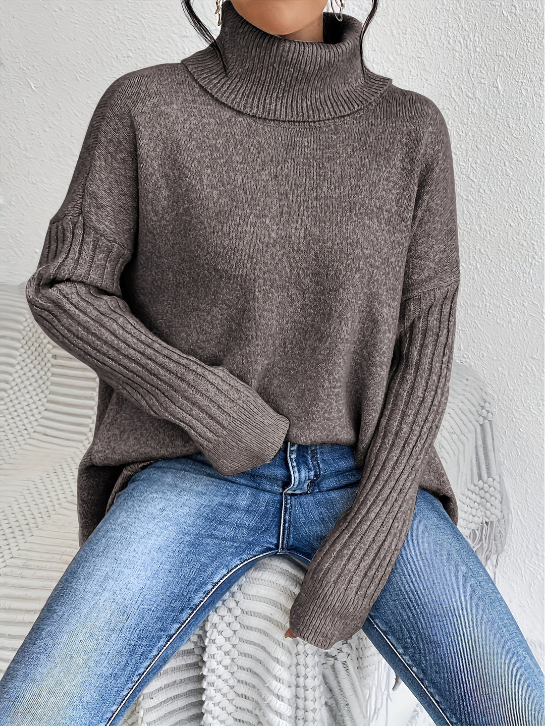Noelle | Cozy High-Neck Sweater