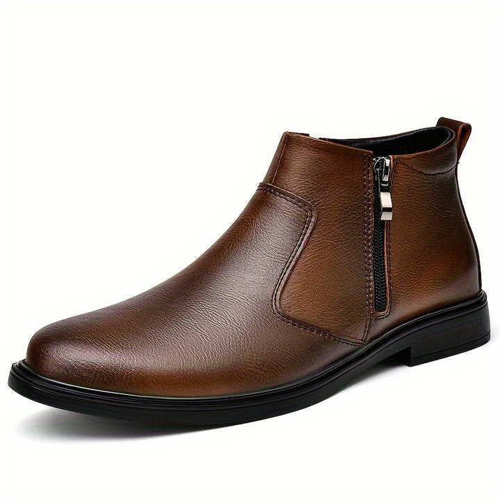 Marcus | Refined Zip-Up Ankle Boots