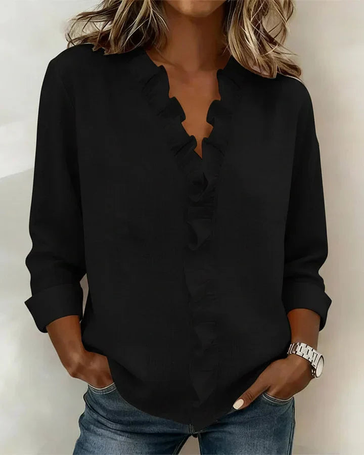 Chloe | Lightweight V-Neck Blouse