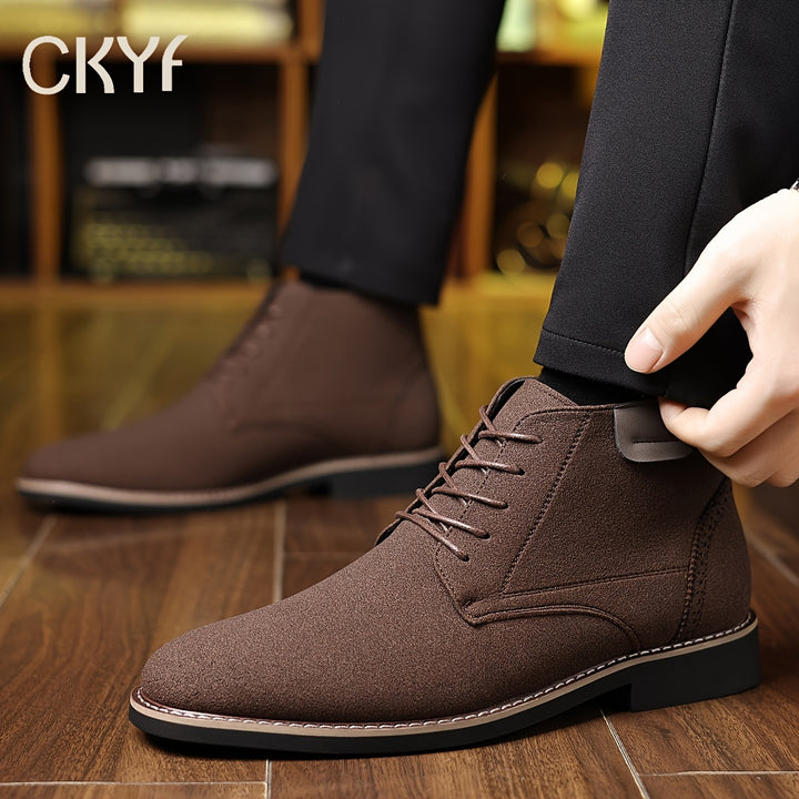 Alden | Refined Lace-Up Ankle Boots