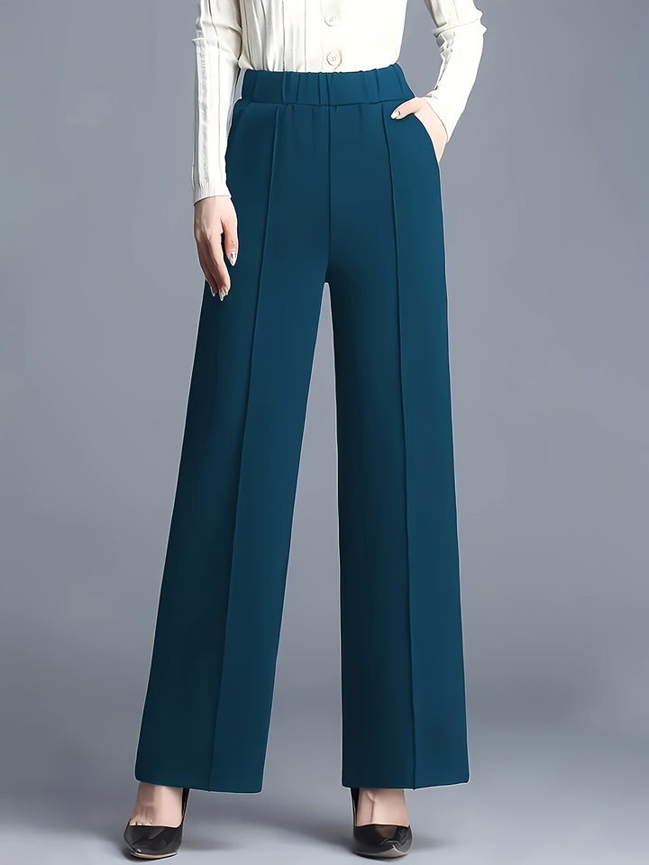Odette | High-Waisted Wide-Leg Trousers