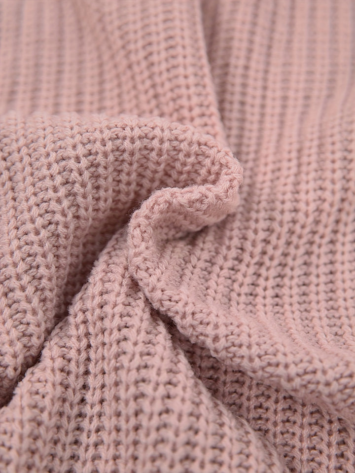 Iris | Relaxed Half-Turtleneck Sweater Dress