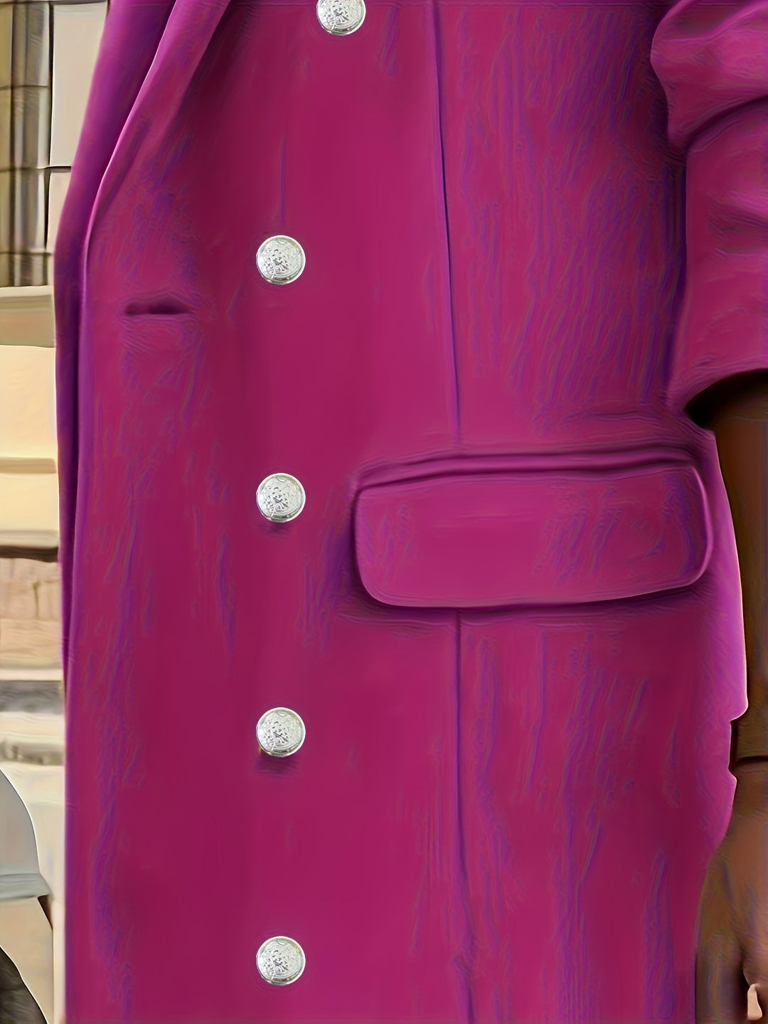 Annette | Double-Breasted Longline Coat