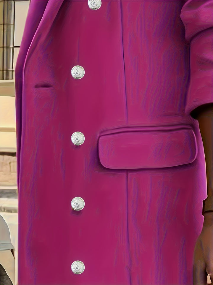 Annette | Double-Breasted Longline Coat