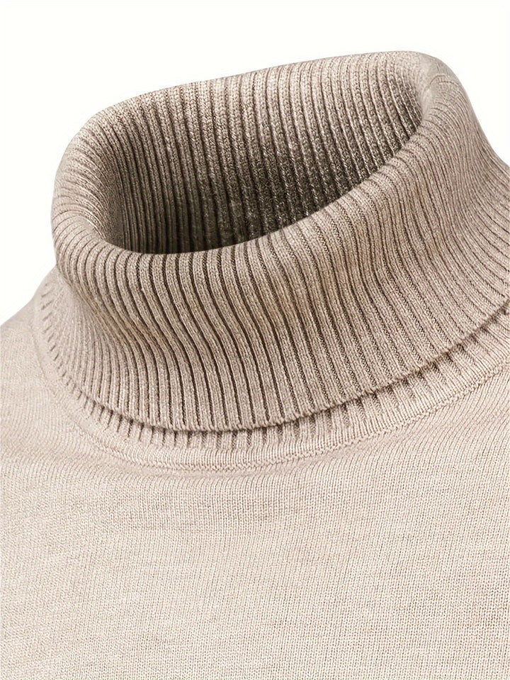 Malcolm | Classic Mock-Neck Sweater