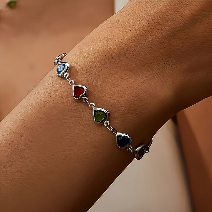 Gail | Stylish Multicolor Heart Shape Bracelet