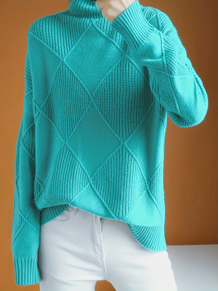 Maeve | Textured Turtleneck Sweater