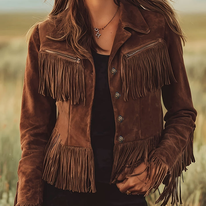 Cassia | Fringe Western Jacket