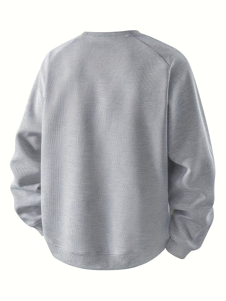 Sheldon | Color-Block Round Neck Sweatshirt