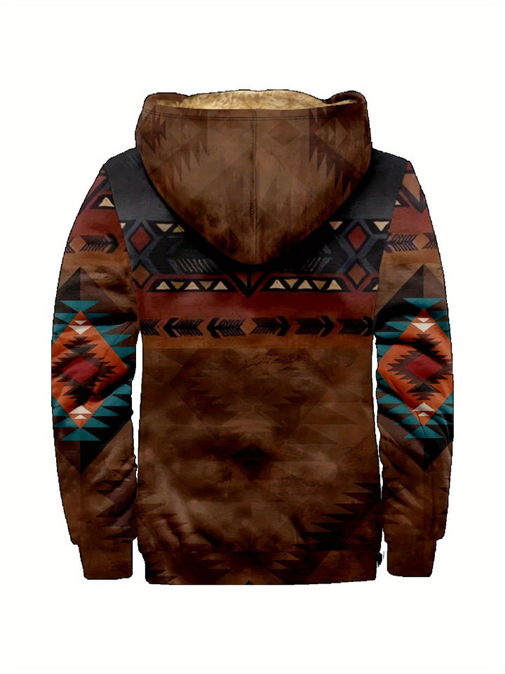 Braxton | Southwestern Hooded Zip Jacket